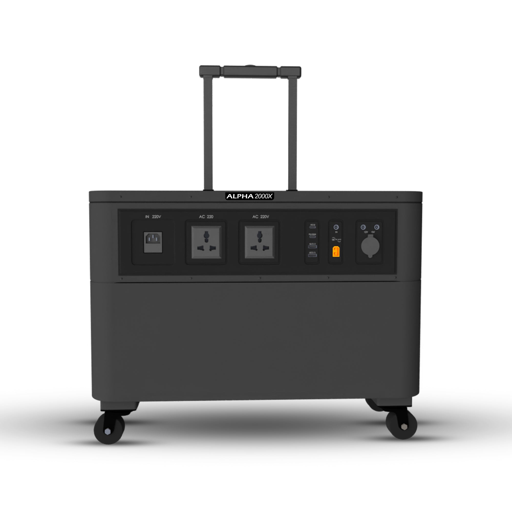 Alpha 2000W Power Station with Wheels— 51.2V 960 Ah Mega Energy Storage