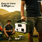 Refire Rover 600X Portable Power Station, 576Wh/180,000mAh, 600W Portable Inverter – 230V/50Hz for India, Solar Ready Backup Battery for Home, Camping, Outdoor Use