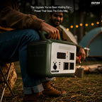 Refire Titan 1500X Portable Inverter Power Station, 1152Wh/3,60,000mAh, 1500W Output – Solar-Compatible AC Power Backup – 230V/50Hz for Indian Homes and Outdoors