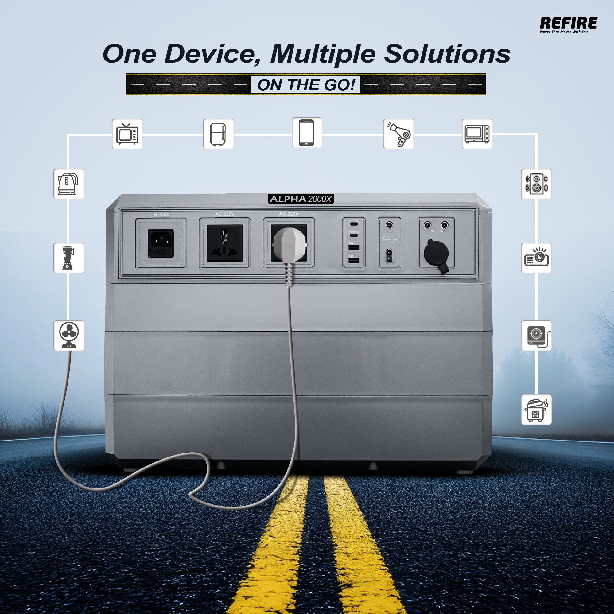 Alpha 2000W Power Station — 51.2V 720Ah Mega Energy Storage