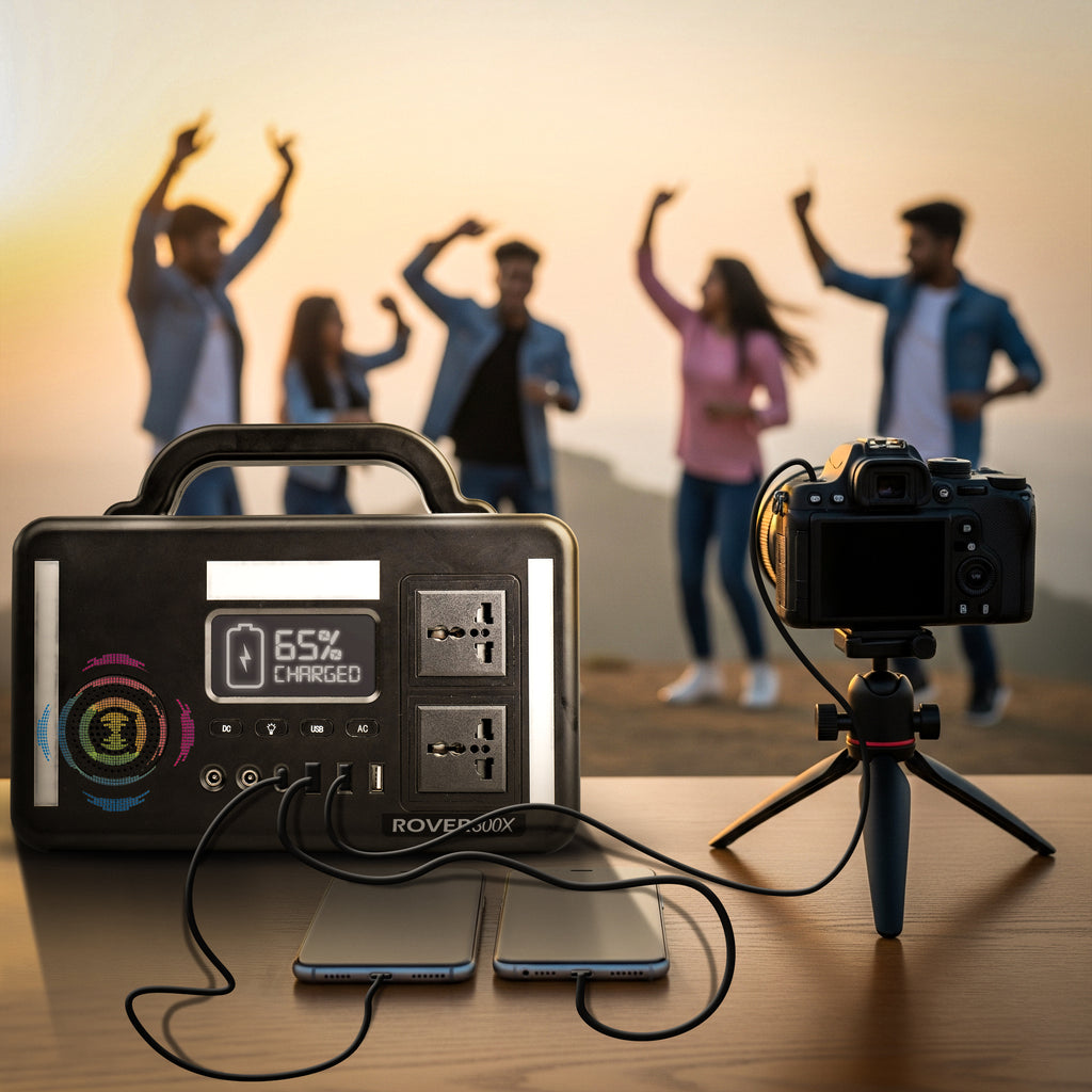 Rover 300X Portable Power Station — 12.8V 60Ah High-Capacity Power