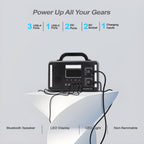 Rover 300X Portable Power Station — 12.8V 60Ah High-Capacity Power